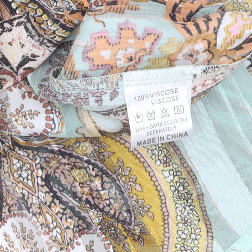Jubylee Women's Multicoloured Paisley Blouse Size S