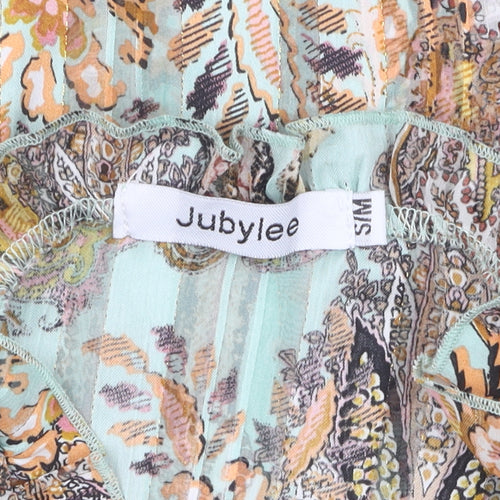 Jubylee Women's Multicoloured Paisley Blouse Size S