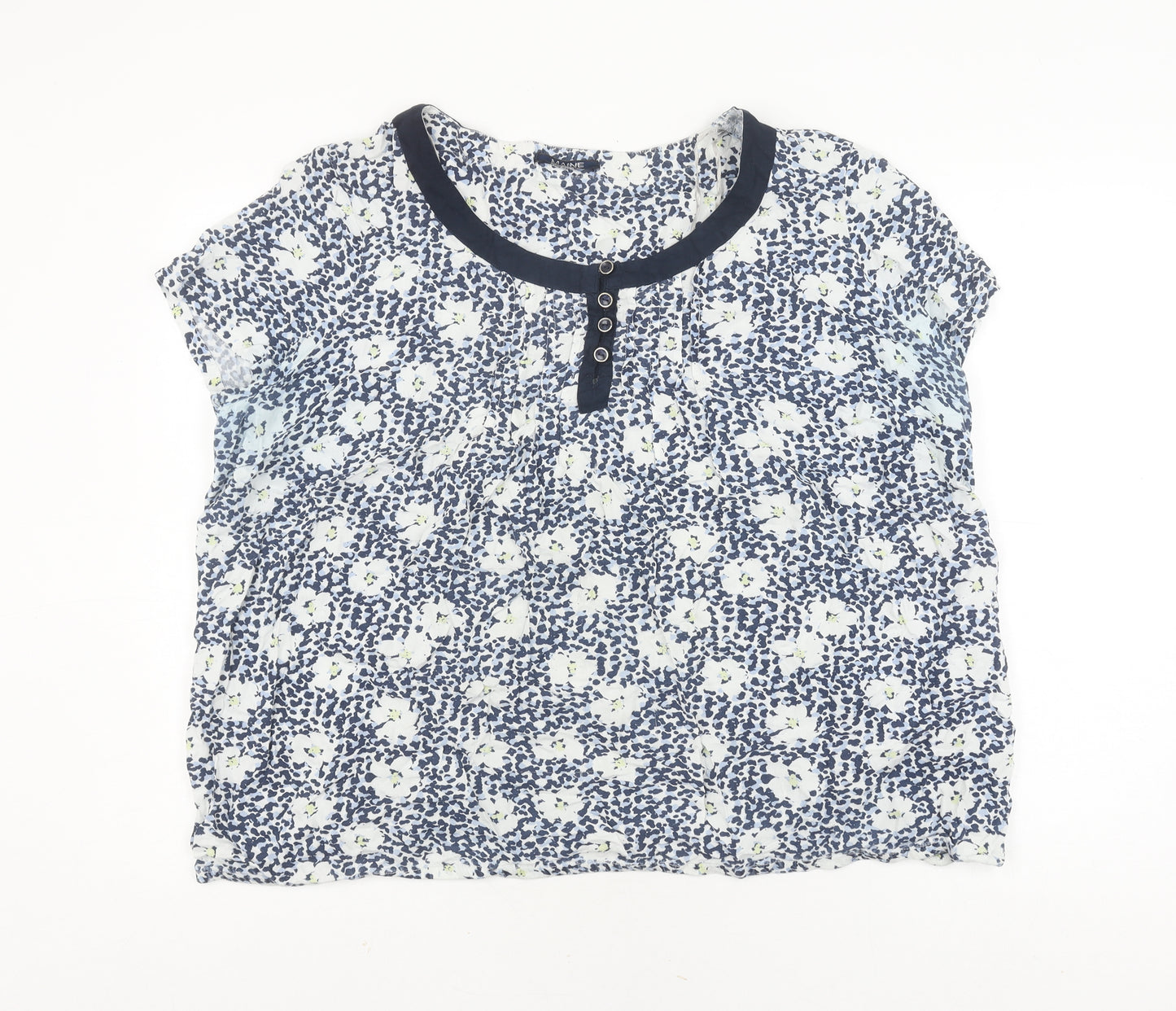 Maine Women’s Multicoloured Henley Top Size 18
