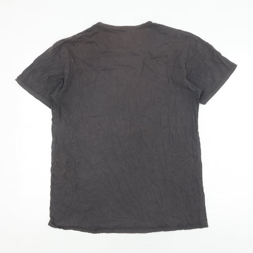 Gap Men's Black Music Graphic Cotton T-Shirt, L