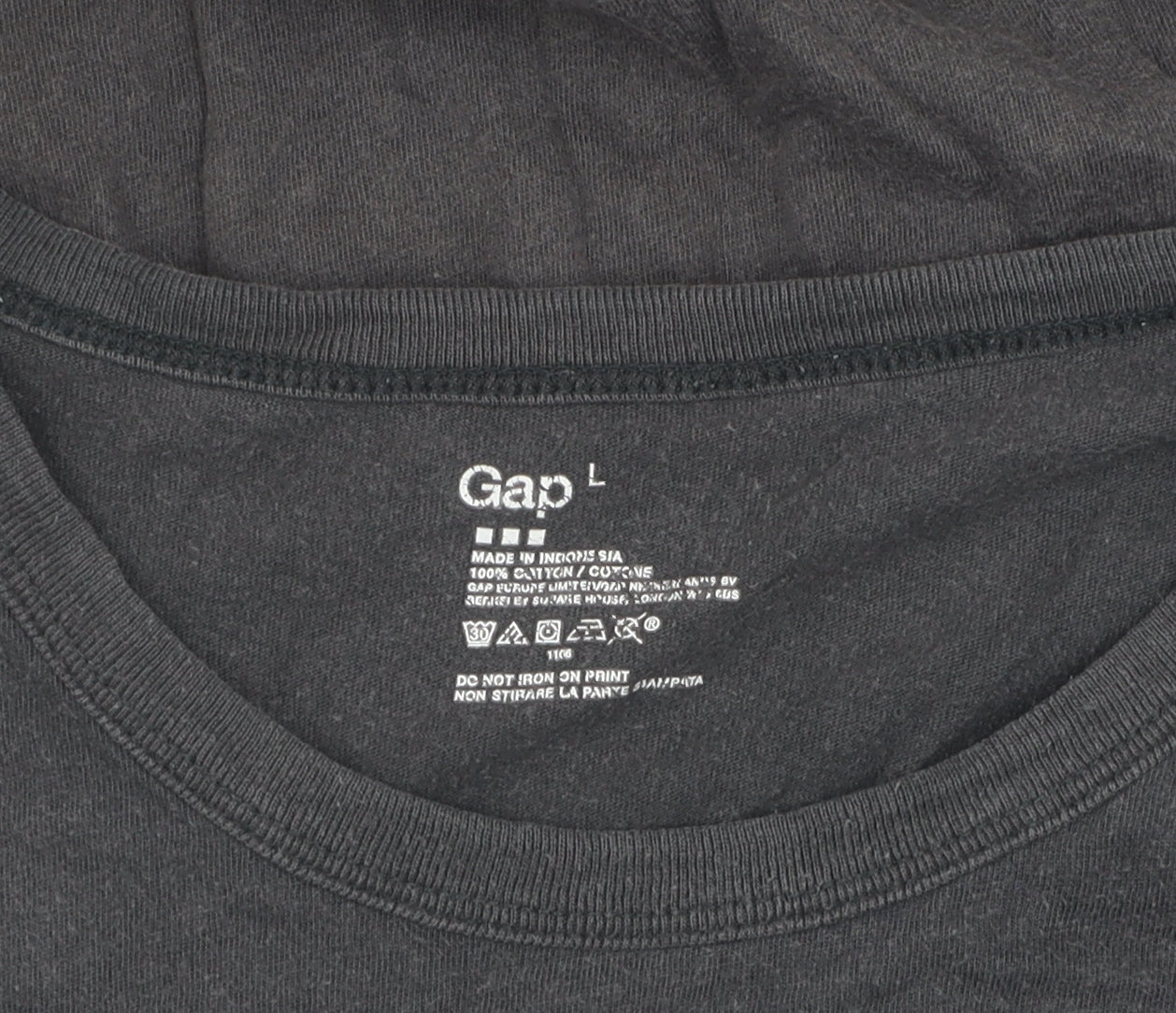 Gap Men's Black Music Graphic Cotton T-Shirt, L