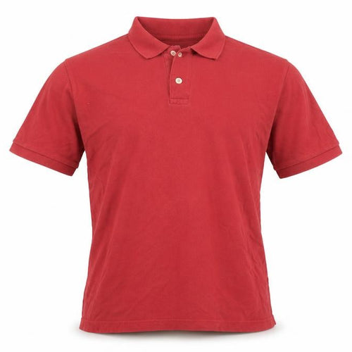 GAP Men's Red Polo Shirt L - Short Sleeve, Cotton