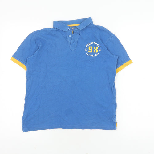 Firetrap Boys Blue Polo Shirt 12-13 Years