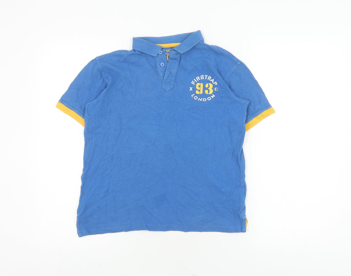 Firetrap Boys Blue Polo Shirt 12-13 Years