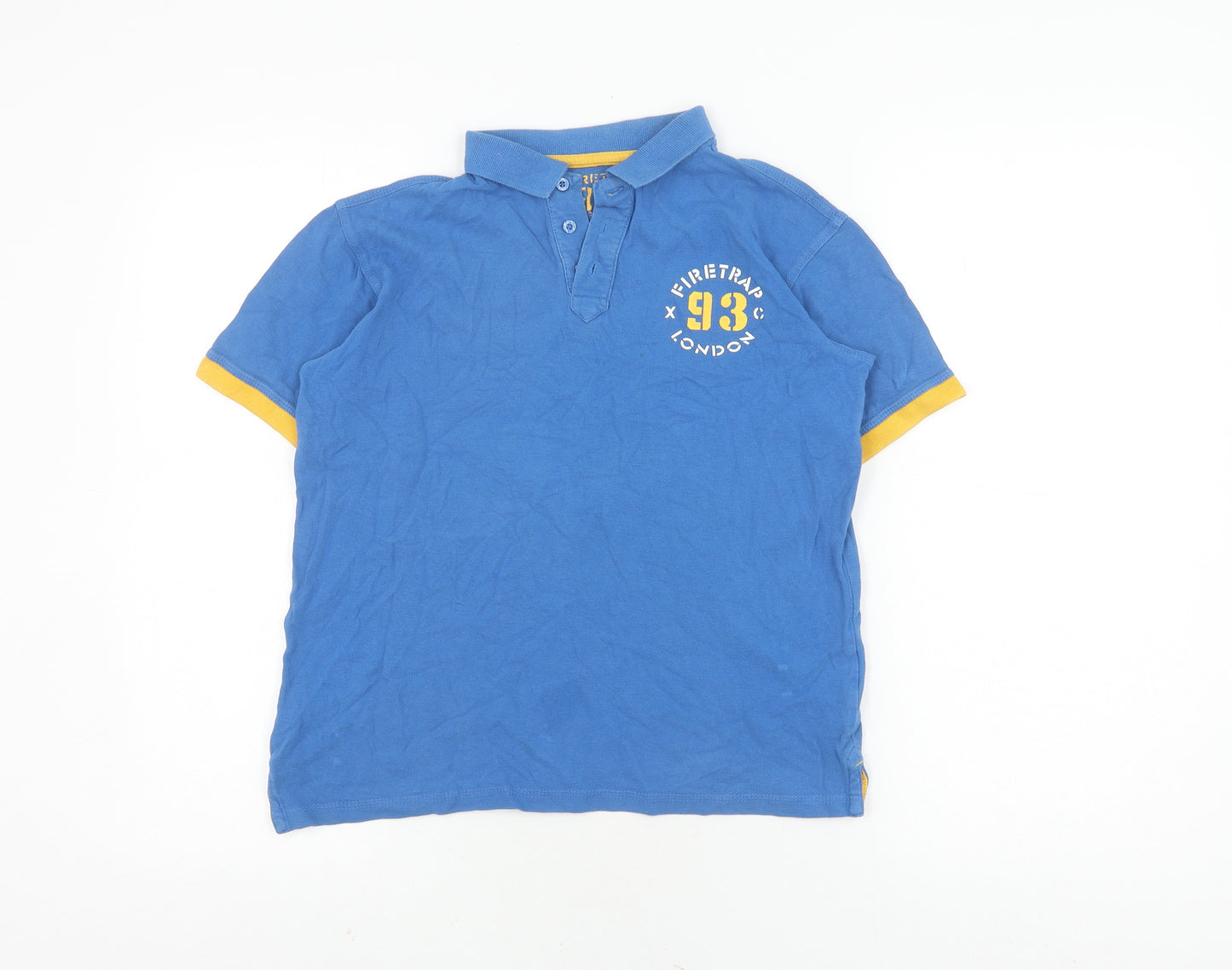 Firetrap Boys Blue Polo Shirt 12-13 Years