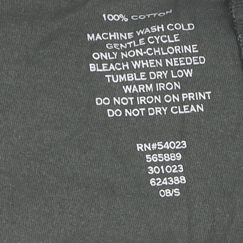 Banana Republic Men's Green Graphic T-Shirt Size L