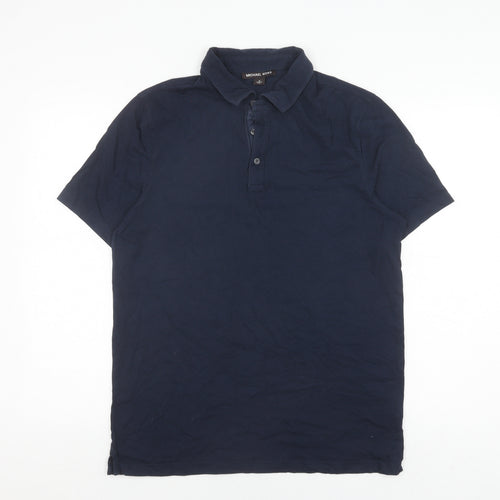 Michael Kors Blue Polo Shirt for Unisex Adults