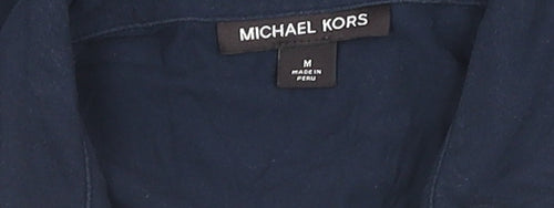 Michael Kors Blue Polo Shirt for Unisex Adults