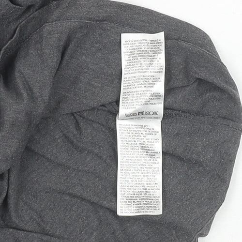 Slazenger Men's Grey Crew Neck Logo T-Shirt, Size L
