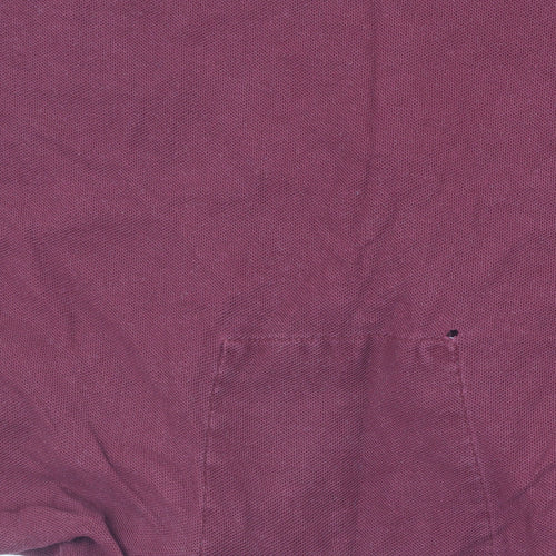 Marks and Spencer Men's Red Polo Shirt L