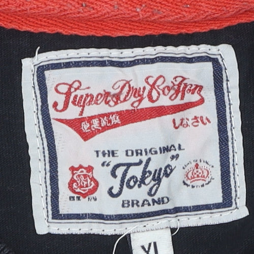 Superdry Men's Black XL Graphic Print T-Shirt