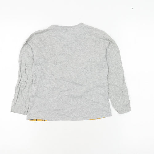 Disney Boys Grey Mickey & Friends Long Sleeve T-Shirt 5-6 Years