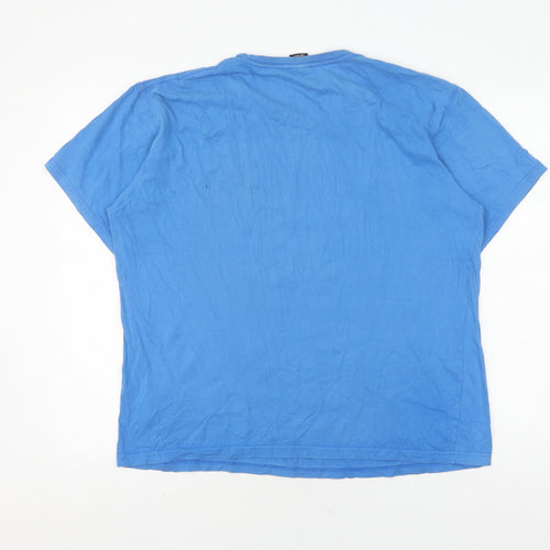 Saltrock Men's Blue Graphic Print T-Shirt Size L