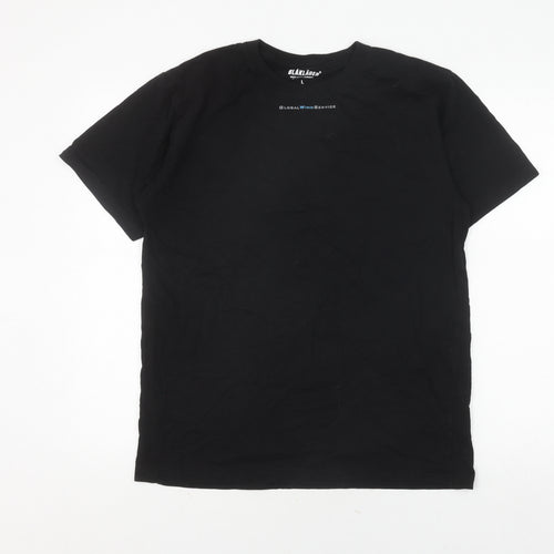 Blakläder Men's Black Cotton T-Shirt Size L