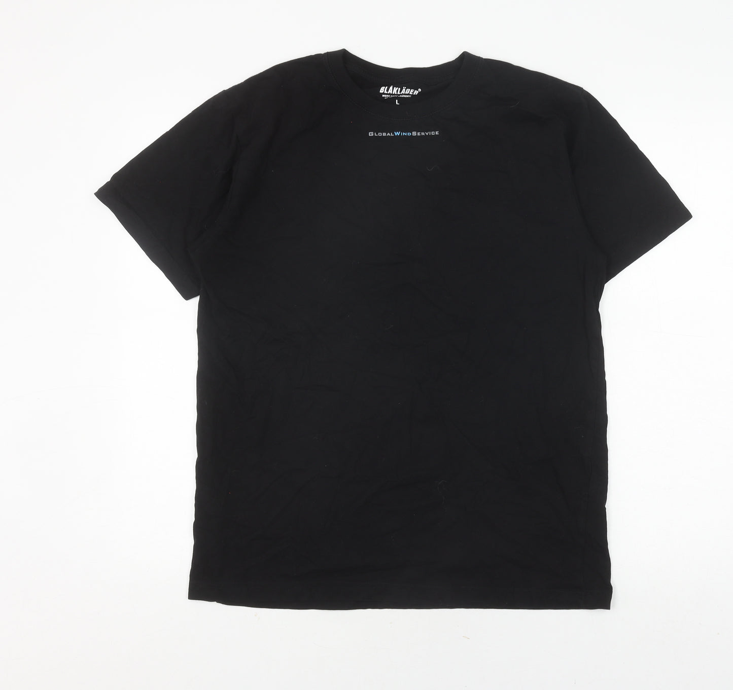 Blakläder Men's Black Cotton T-Shirt Size L