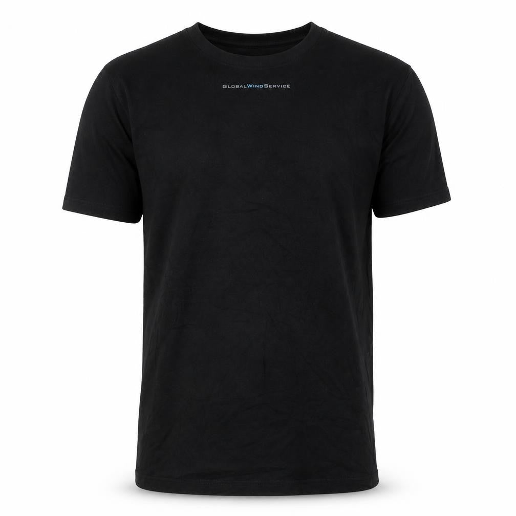 Front view of Blakläder Men's Black Cotton T-Shirt, size L