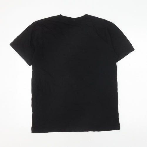 Blakläder Men's Black Cotton T-Shirt Size L