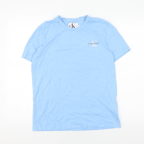 Calvin Klein Jeans Blue M Unisex Crew Neck T-Shirt