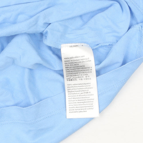 Calvin Klein Jeans Blue M Unisex Crew Neck T-Shirt