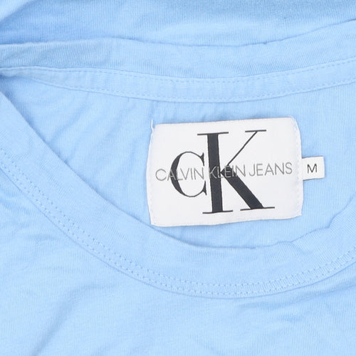 Calvin Klein Jeans Blue M Unisex Crew Neck T-Shirt