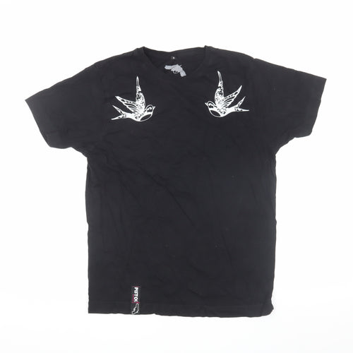 Pistol Boutique Men's Black Bird T-Shirt - Size S