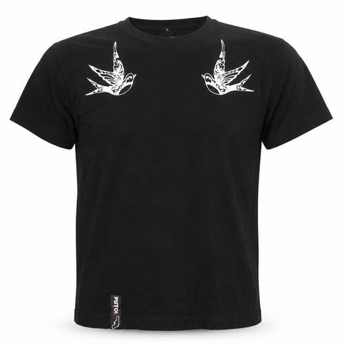 Pistol Boutique Men's Black Bird T-Shirt - Size S
