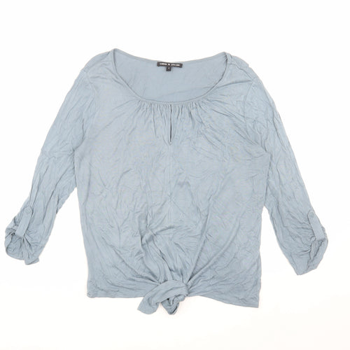 Cable & Gauge Women's Blue Basic Top, Size S