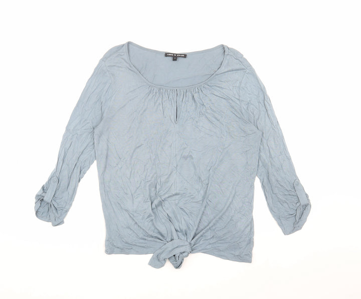 Cable & Gauge Women's Blue Basic Top, Size S