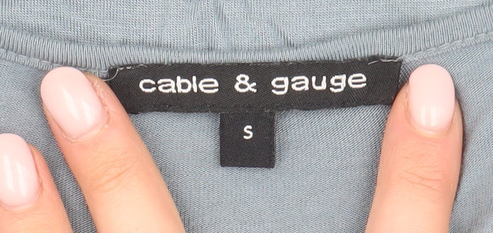 Cable & Gauge Women's Blue Basic Top, Size S