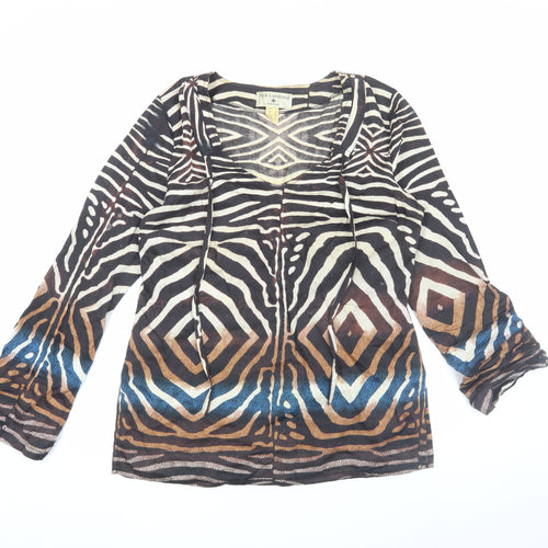 Rick Cardona Women's Multicoloured Animal Print Tunic