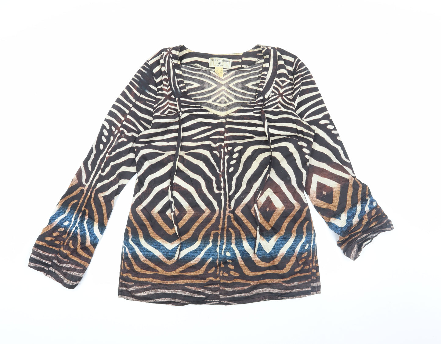 Rick Cardona Women's Multicoloured Animal Print Tunic