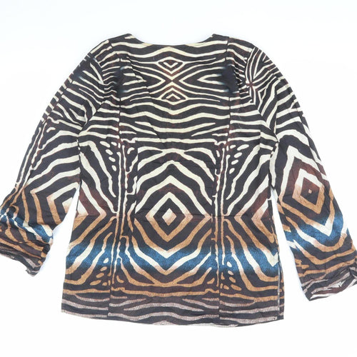 Rick Cardona Women's Multicoloured Animal Print Tunic
