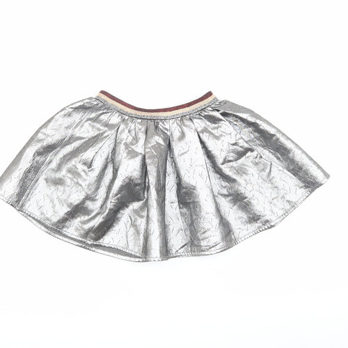 Catimini Silver Girls Skater Short Skirt Size 122
