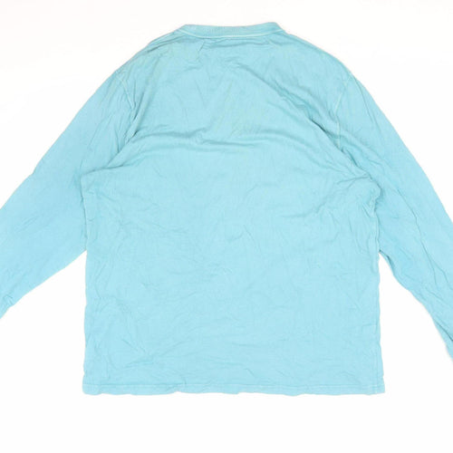 American Eagle Men's Blue XL Long Sleeve T-Shirt