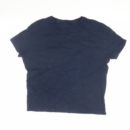 Tommy Jeans Blue T-Shirt, Unisex M, Classic Casual