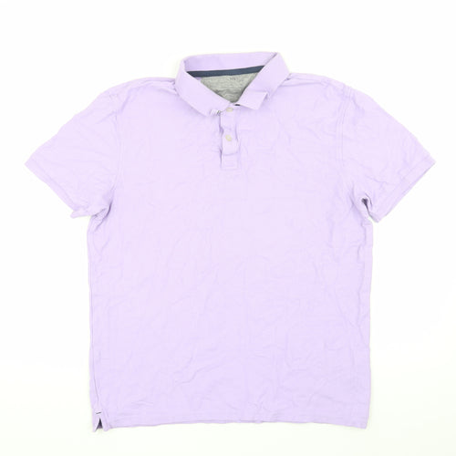 Marks and Spencer Men’s L Purple Polo Shirt