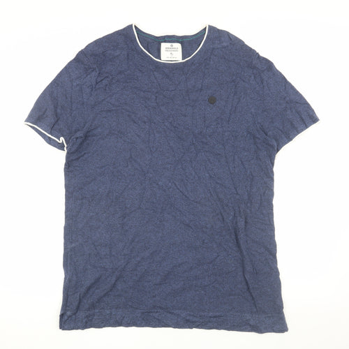 Springfield Men's Blue XL Cotton Crew Neck T-Shirt