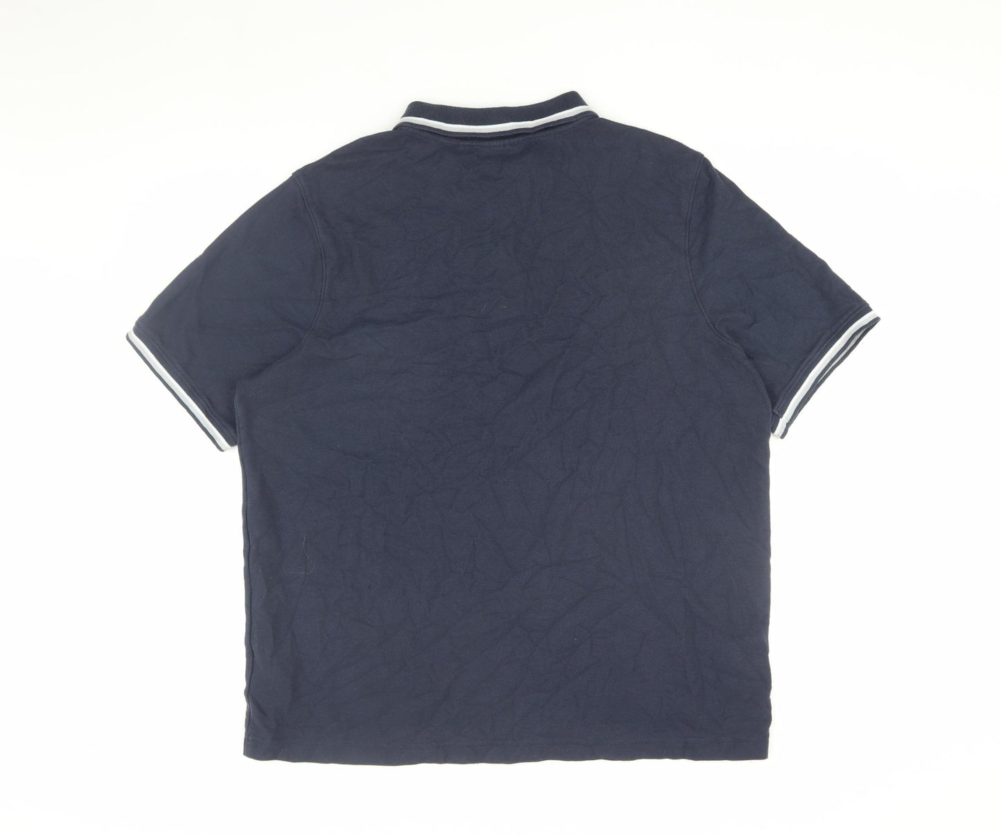 Slazenger Men's XL Blue Short Sleeve Polo