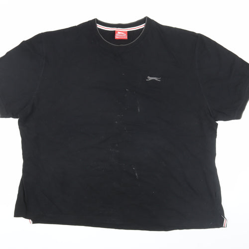 Slazenger Men's Black 3XL Crew Neck T-Shirt
