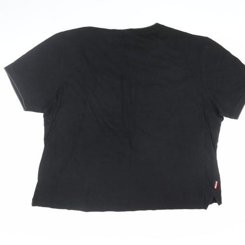 Slazenger Men's Black 3XL Crew Neck T-Shirt