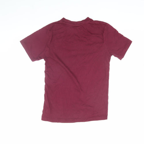 Oxford University Unisex Red T-Shirt S Basic Casual