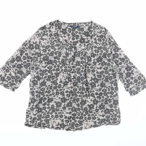 Maine New England Women's Multicolour Floral Blouse Size 16