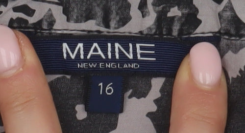 Maine New England Women's Multicolour Floral Blouse Size 16