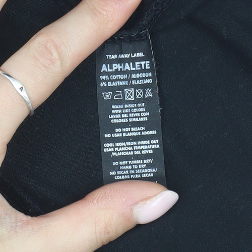 Alphalete Men's Black L Cotton Elastane T-Shirt
