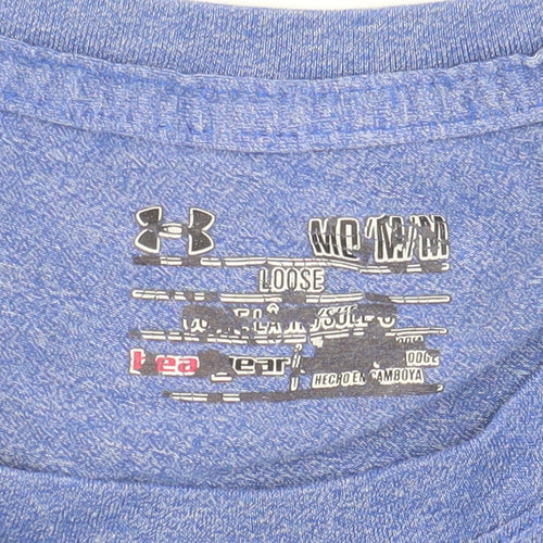 Under Armour Men's Blue Short Sleeve T-Shirt, M