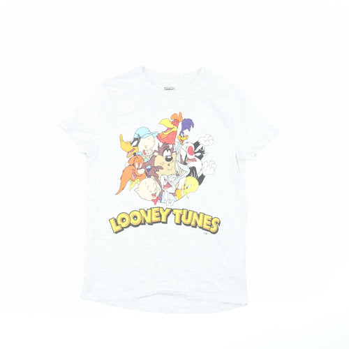 Looney Tunes Women’s White Graphic T-Shirt 2XS