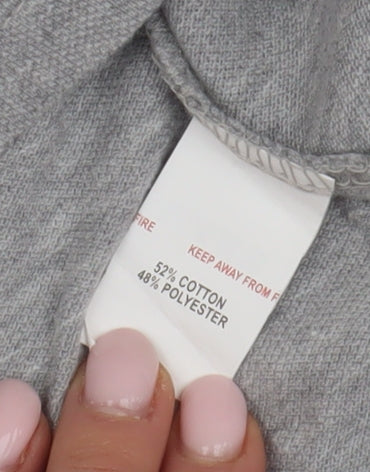 Stone Island Men's Grey Polo Shirt L - Stylish & Casual