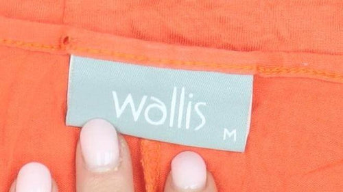 Wallis Women's Orange M Basic T-Shirt