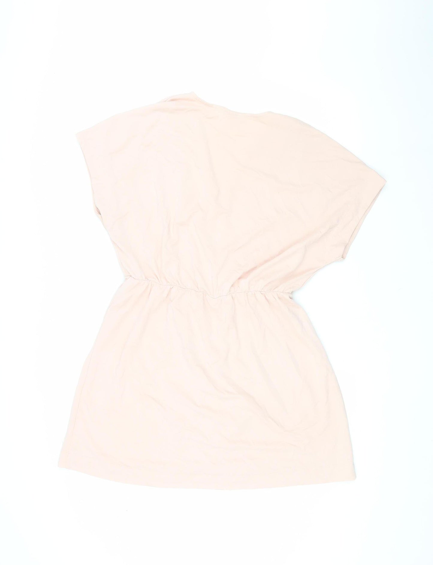 Monki Women's Pink Wrap Blouse, Size M, Casual V-Neck