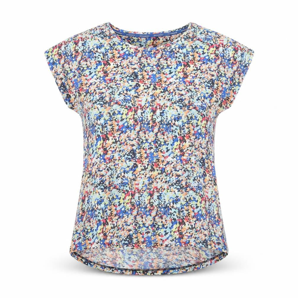 Front view of Marks & Spencer Floral Women's T-Shirt Multicoloured, size 8